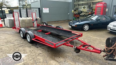 Lot 736 - CAR TRANSPORTER TRAILER