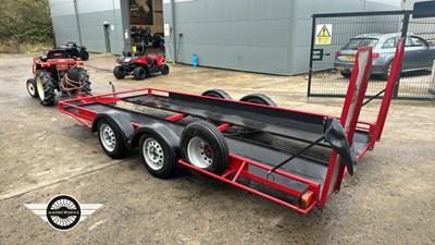 Lot 736 - CAR TRANSPORTER TRAILER