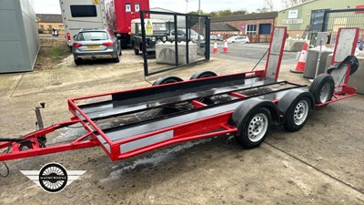 Lot 736 - CAR TRANSPORTER TRAILER