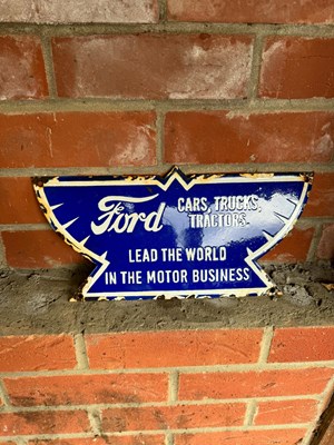 Lot 239 - FORD ENAMEL SIGN 14" X 6.5"