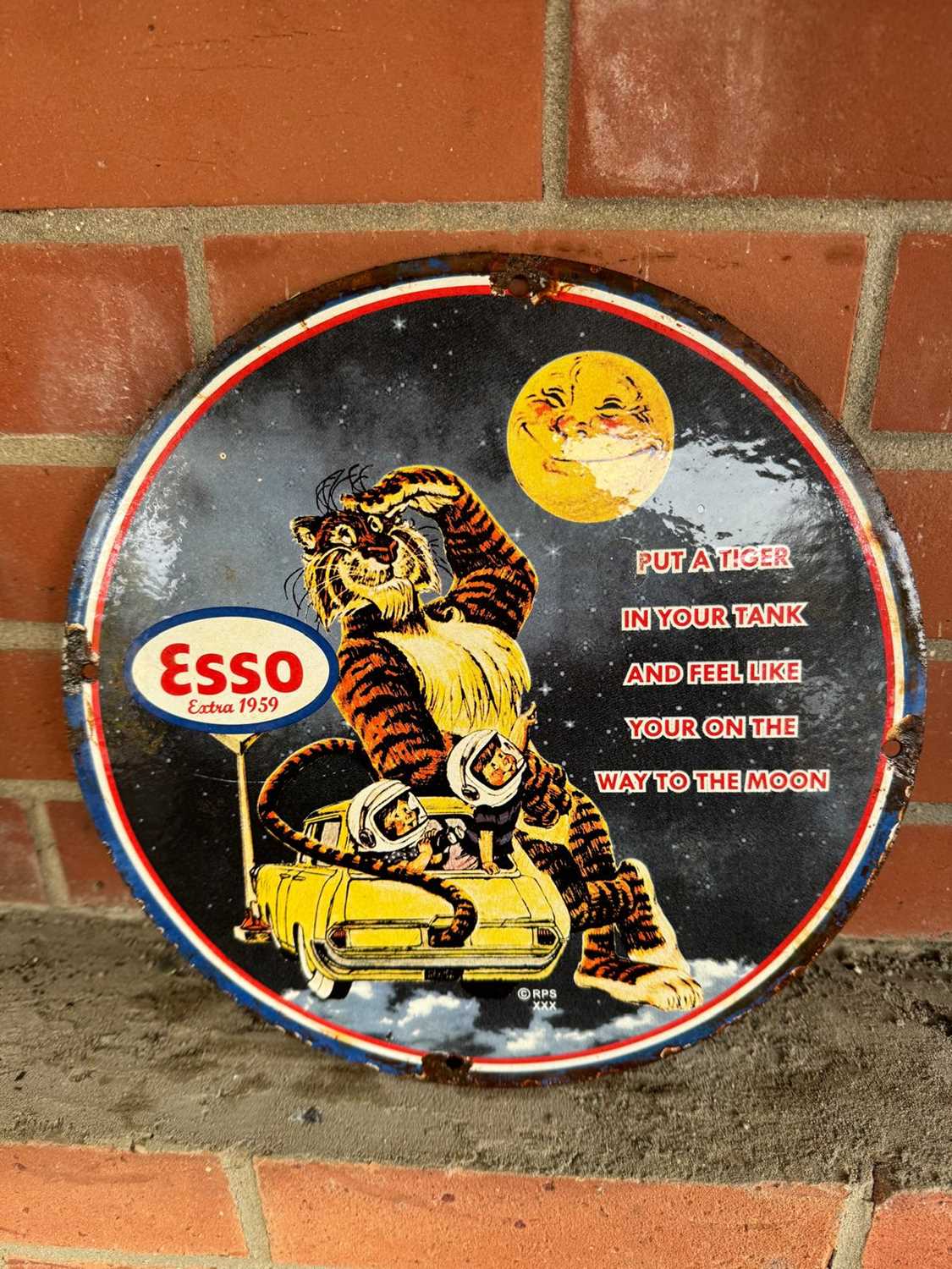 Lot 329 - ESSO ENAMEL SIGN 12