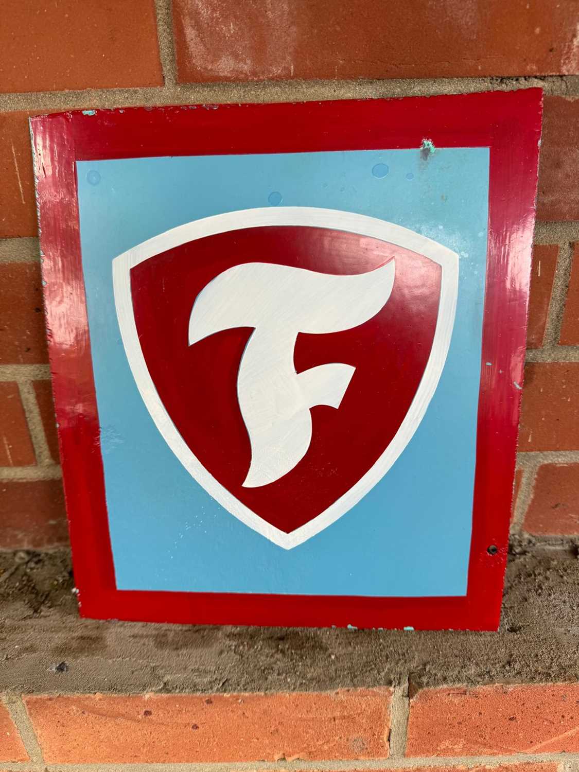 Lot 835 - FIRESTONE ENAMEL SIGN 12" x 10.5"