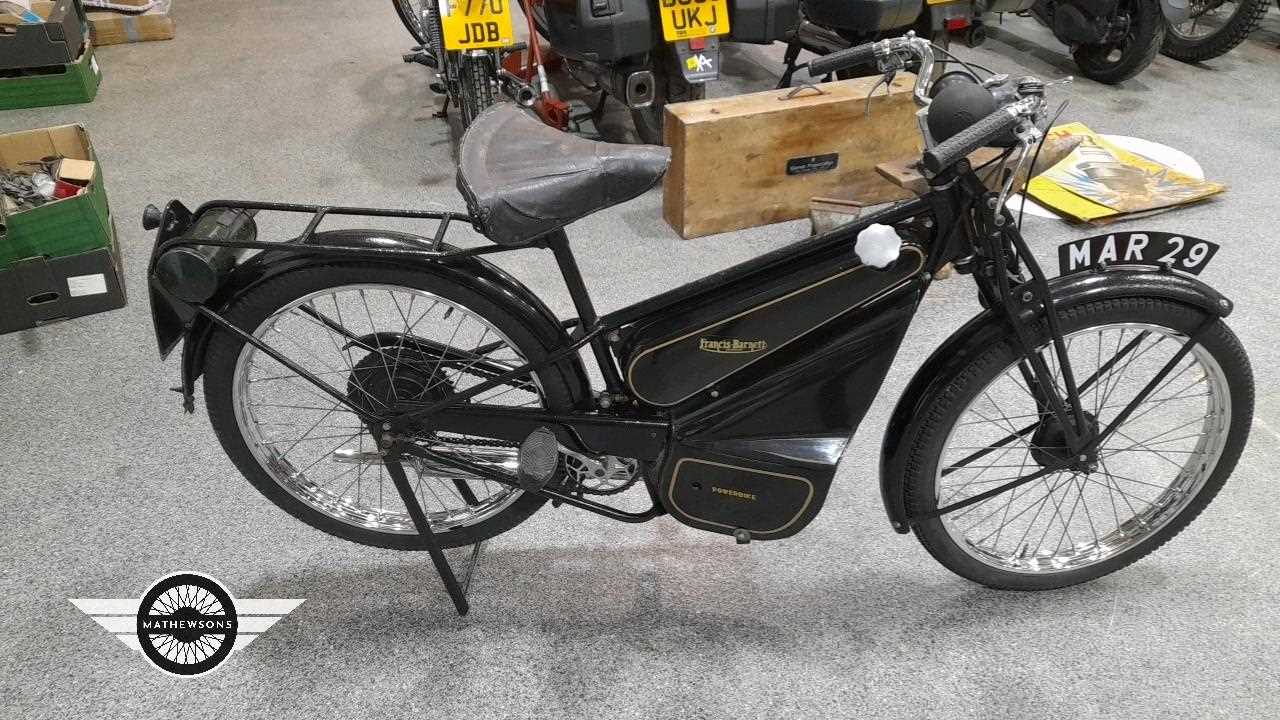 Lot 526 - 1950 FRANCIS BARNETT POWERBIKE