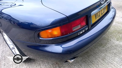 Lot 540 - 1999 ASTON MARTIN DB7 VANTAGE AUTO