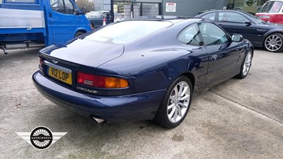 Lot 540 - 1999 ASTON MARTIN DB7 VANTAGE AUTO