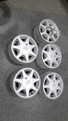 Lot 51 - 5 X FORD RS ALLOY WHEEL RIMS