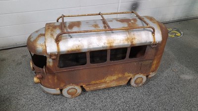 Lot 895 - VOLKSWAGEN MODEL VAN FIRE PIT / PLANTER