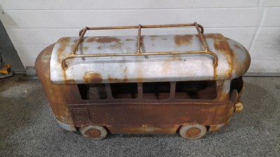 Lot 895 - VOLKSWAGEN MODEL VAN FIRE PIT / PLANTER