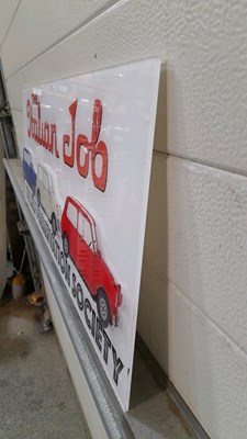 Lot 383 - PERSPEX 3D EFFECT ITALIAN JOB SIGN/PICTURE 33" x 13"