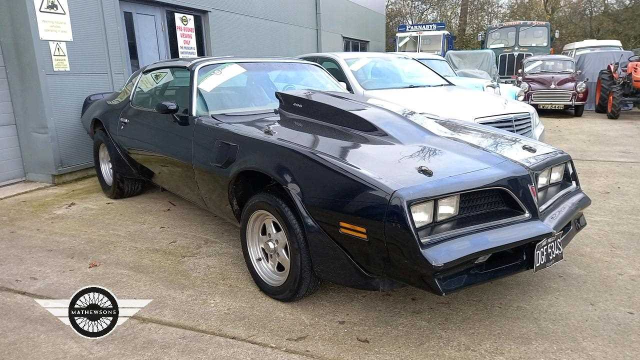 Lot 850 - 1978 PONTIAC FIREBIRD