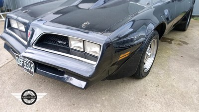 Lot 850 - 1978 PONTIAC FIREBIRD