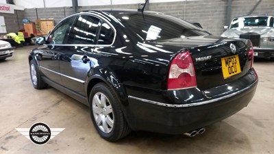 Lot 606 - 2003 VOLKSWAGEN PASSAT W8 4 MOTION