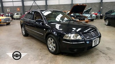 Lot 606 - 2003 VOLKSWAGEN PASSAT W8 4 MOTION