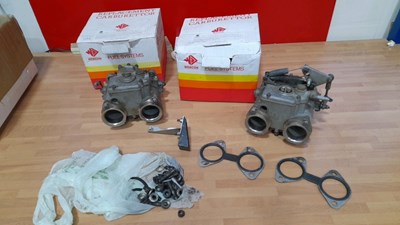 Lot 705 - WEBER 45 CARBURETTORS ( USED CONDITION )