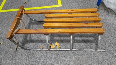 Lot 711 - STEEL FRAME SLEDGE