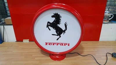 Lot 625 - FERRARI, DOUBLE SIDED LIGHT UP SIGN