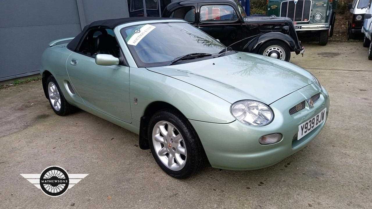 Lot 722 - 2001 MG MGF