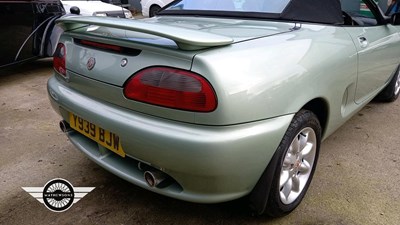 Lot 722 - 2001 MG MGF