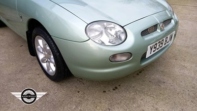 Lot 722 - 2001 MG MGF