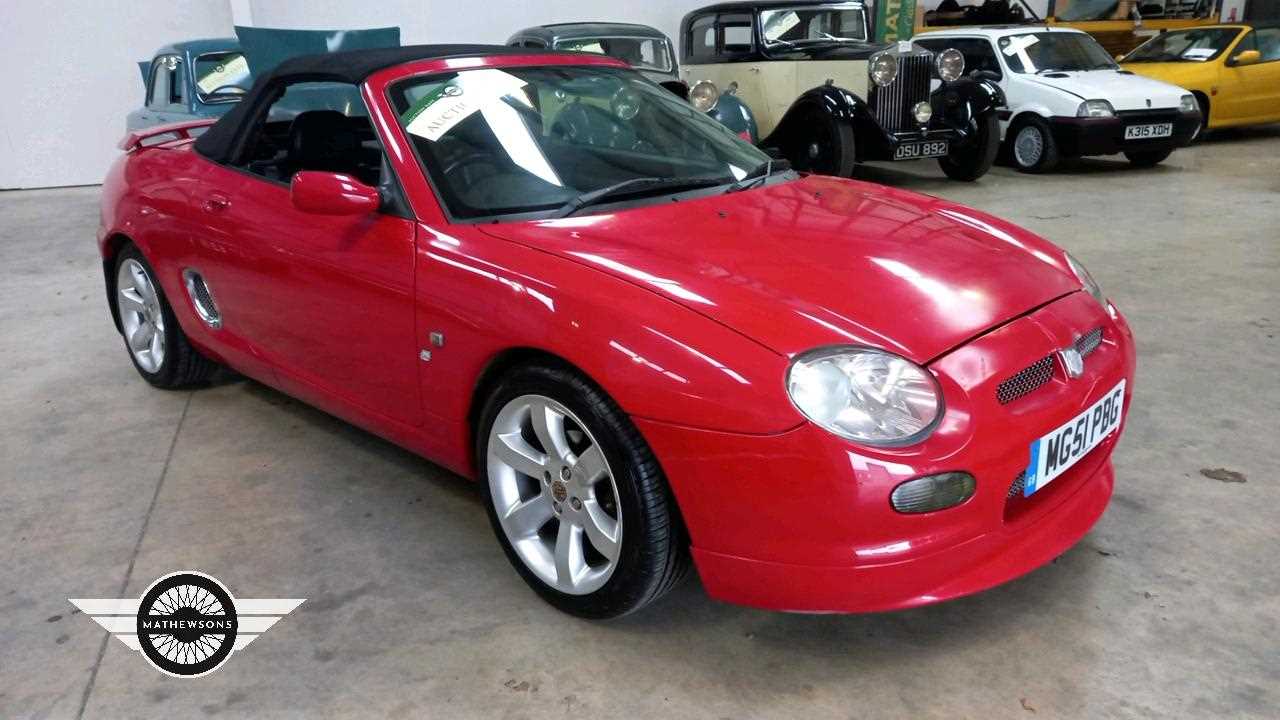 Lot 750 - 2001 MG MGF VVC FREESTYLE