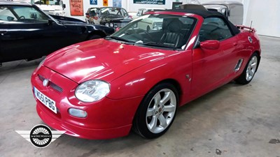 Lot 750 - 2001 MG MGF VVC FREESTYLE