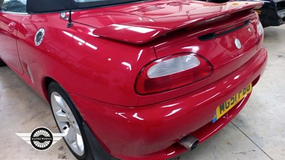 Lot 750 - 2001 MG MGF VVC FREESTYLE