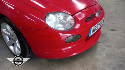 Lot 750 - 2001 MG MGF VVC FREESTYLE