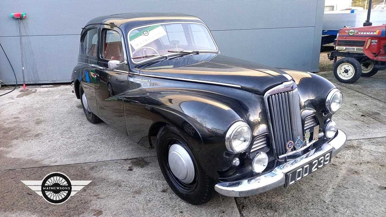 Lot 700 - 1951 SUNBEAM TALBOT 90