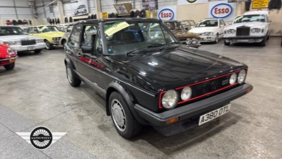 Lot 778 - 1983 VOLKSWAGEN GOLF GTI