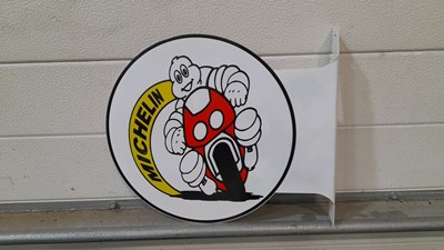 Lot 663 - MICHELIN DOUBLE SIDED SIGN 14" x 12"