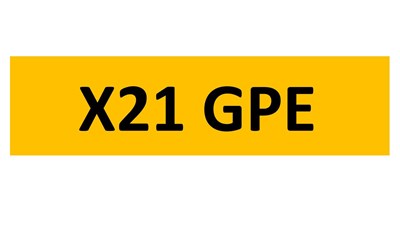 Lot 48-17 - REGISTRATION ON RETENTION - X21 GPE