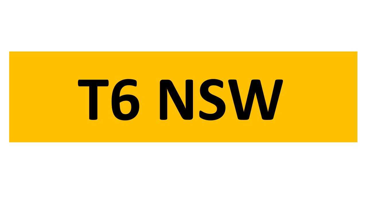 Lot 52 - REGISTRATION ON RETENTION - T6 NSW