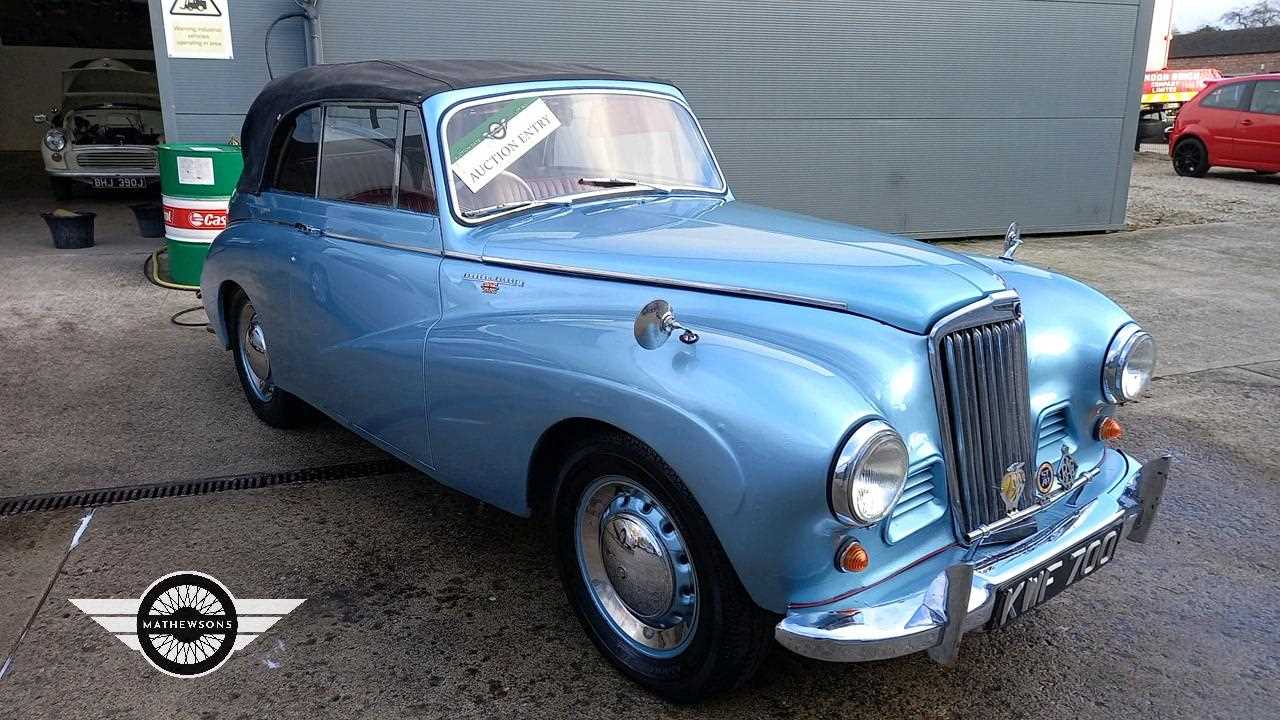 Lot 626 - 1952 SUNBEAM TALBOT 90