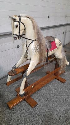 Lot 263 - VICTORIAN ROCKING HORSE