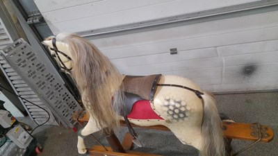 Lot 263 - VICTORIAN ROCKING HORSE