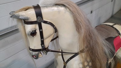 Lot 263 - VICTORIAN ROCKING HORSE