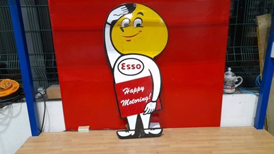 Lot 529 - ESSO MR DRIP ENAMEL SIGN 31" X 15"