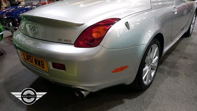 Lot 880 - 2001 LEXUS SC 430