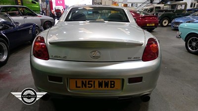 Lot 880 - 2001 LEXUS SC 430