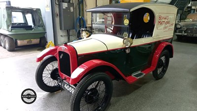 Lot 142 - 1928 AUSTIN SEVEN C TYPE VAN