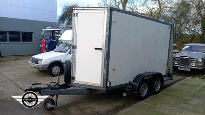 Lot 148 - IFOR WILLIAMS BOX TRAILER