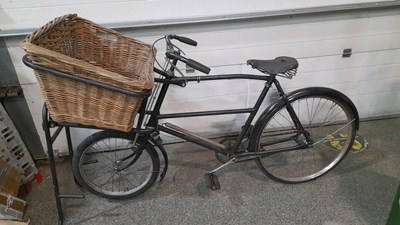 Lot 685 - BUTCHER / BAKER SMALL WHEEL DELIVERY BIKE BY RALEIGH