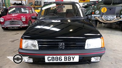 Lot 862 - 1990 PEUGEOT 205 GTI