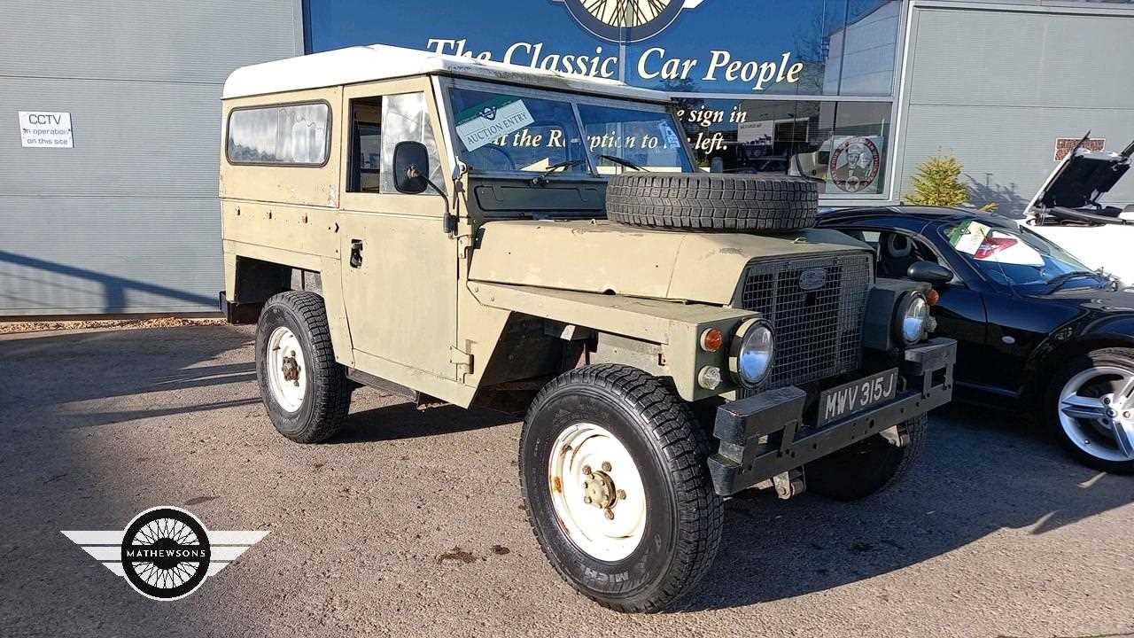 Lot 538 - 1971 LAND ROVER LIGHTWEIGHT / AIRPORTABLE S2A