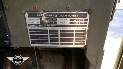 Lot 538 - 1971 LAND ROVER LIGHTWEIGHT / AIRPORTABLE S2A