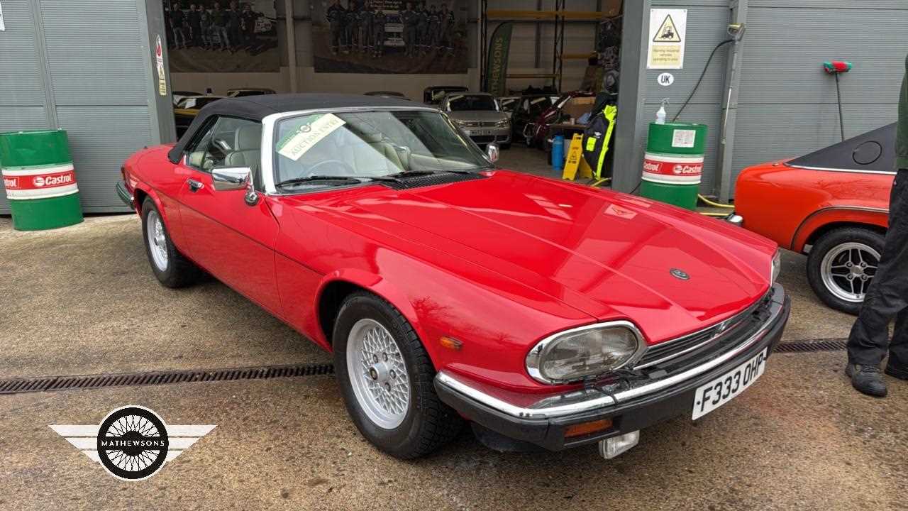 Lot 892 - 1988 JAGUAR XJ-S CONVERTIBLE AUTO