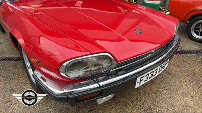 Lot 892 - 1988 JAGUAR XJ-S CONVERTIBLE AUTO