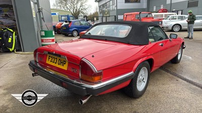 Lot 892 - 1988 JAGUAR XJ-S CONVERTIBLE AUTO