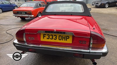 Lot 892 - 1988 JAGUAR XJ-S CONVERTIBLE AUTO