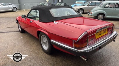 Lot 828 - 1988 JAGUAR XJ-S CONVERTIBLE AUTO